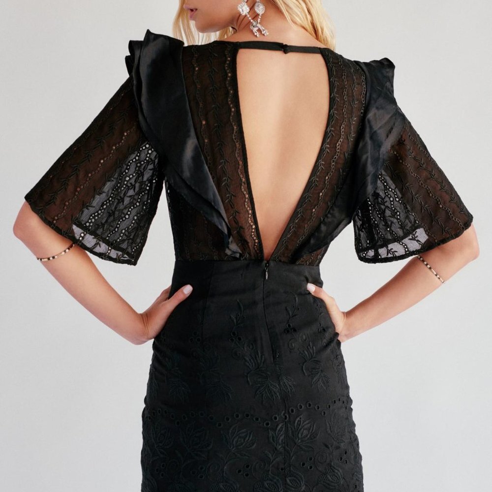 Nwot Free People Party Mackenzie Eyelet Mini Dress - image 3